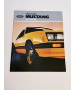 Mustang Brochure Vintage 1982 Ford Original Sales Literature Christmas D... - $29.64