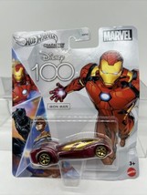 Hot Wheels Disney 100 Years Iron Man Marvel Character Car 2023 COMBINE S... - $7.29