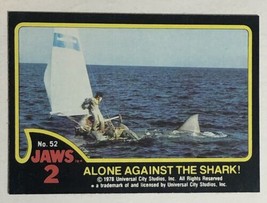 Jaws 2 Trading cards Card #52 Alone Against The Shark - £1.55 GBP