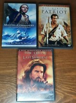 The Patriot (DVD, 2000), The Last Samurai (DVD, 2003)&amp;Master And Commander(2003) - £7.90 GBP