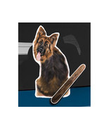 German Shepherd dog rear window wiper wagging tail sticker - $12.99