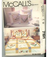 McCall&#39;s 7191 Quilt and Pillow Covers - £3.00 GBP