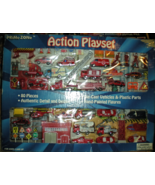 Fire Department Action Playset 80 Pieces (NEW) - $19.12 CAD
