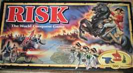 Risk - Board Game - The World Conquest Game -1993 Board Game - Compete E... - £23.18 GBP