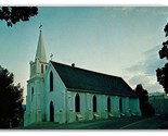 St Canice Catholic Church Nevada City CA California UNP Chrome Postcard ... - $2.92