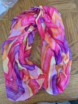 Womans Pink/Purple Scarf-Rare-SHIPS N 24 HOURS - £11.58 GBP