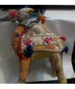 1950s Hand Embroidery Mirror Work India CAMEL Folk Art Rajasthan Gujarat... - £65.66 GBP