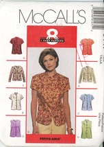 McCall&#39;s 9147 Misses Top 8 Styles Size 8, 10, 12 uncut - £3.18 GBP