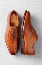 New Handmade Mens Tan brown Leather formal Shoes, Men Oxford leather dress shoes - £115.80 GBP