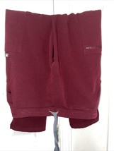 Figs Yola Scrubs Pants Women’s Technical Collection Med Medical Pockets Burgandy - £14.73 GBP