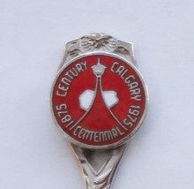 Collector Souvenir Spoon Canada Alberta Calgary 1875 1975 Century Centennial - $4.99