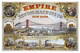Empire Sewing Machine Company 20 x 30 Poster - $25.98