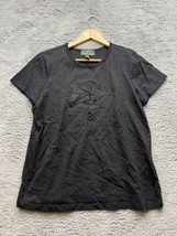 Lauren Active Ralph Lauren Women’s T-Shirt Size Large Black - £8.13 GBP