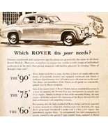 1954 Rover Models Earls Court Motor Show Expo Advertisement Automobilia ... - $41.01 CAD