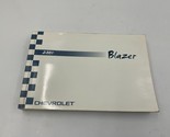2004 Chevy Blazer Owners Manual Handbook OEM I03B35060 - £21.49 GBP