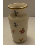 Vase Rochelle Fine China Small with gold trim , with petite little flowe... - $187.91 MXN