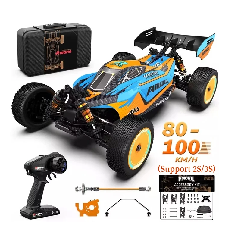 Rlaarlo AM-X12 RC Car 2.4G 4WD 80KM/H High Speed Brushless Remote Control Drift - £269.99 GBP+