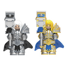 2Pcs World of Warcraft Minifigures Arthas Menethil Assembly Mini Block Toys - $299.60 MXN