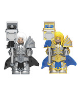 2Pcs World of Warcraft Minifigures Arthas Menethil Assembly Mini Block Toys - $21.77 CAD