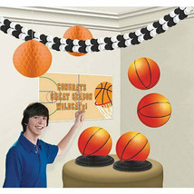 Basketball Personalize It! Party Decorating Kit NEW Banner Garland Birthday - £15.58 GBP