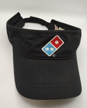 Authentic Dominos Pizza Black Adjustable Employee Visor - £27.71 GBP
