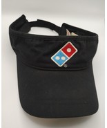 Authentic Dominos Pizza Black Adjustable Employee Visor - £27.37 GBP