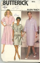 Butterick 4913 Misses Dress, Belt, Top and Skirt Size 8, 10, 12 uncut - $9.00