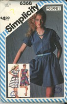 Simplicity 6368 Misses Dress and Culotte Dress in two lengths  Size 12 Miss - £3.16 GBP