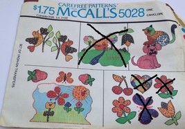 McCall iron on Transfers #5028 c1976 - $4.00