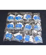 Key Ring w/Acrylic Fob ~ Indiana State Seal On Ball Cap ~ Lot of 12 Pieces - £11.57 GBP