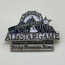 1998 All Star Game Coors Field Colorado Rockies Rocky Mountain News Lapel Pin - £4.77 GBP