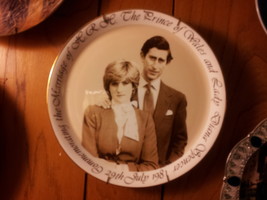 Royal Kent Prince of Wales Lady Diana Marriage plate-9 y138c - £31.96 GBP