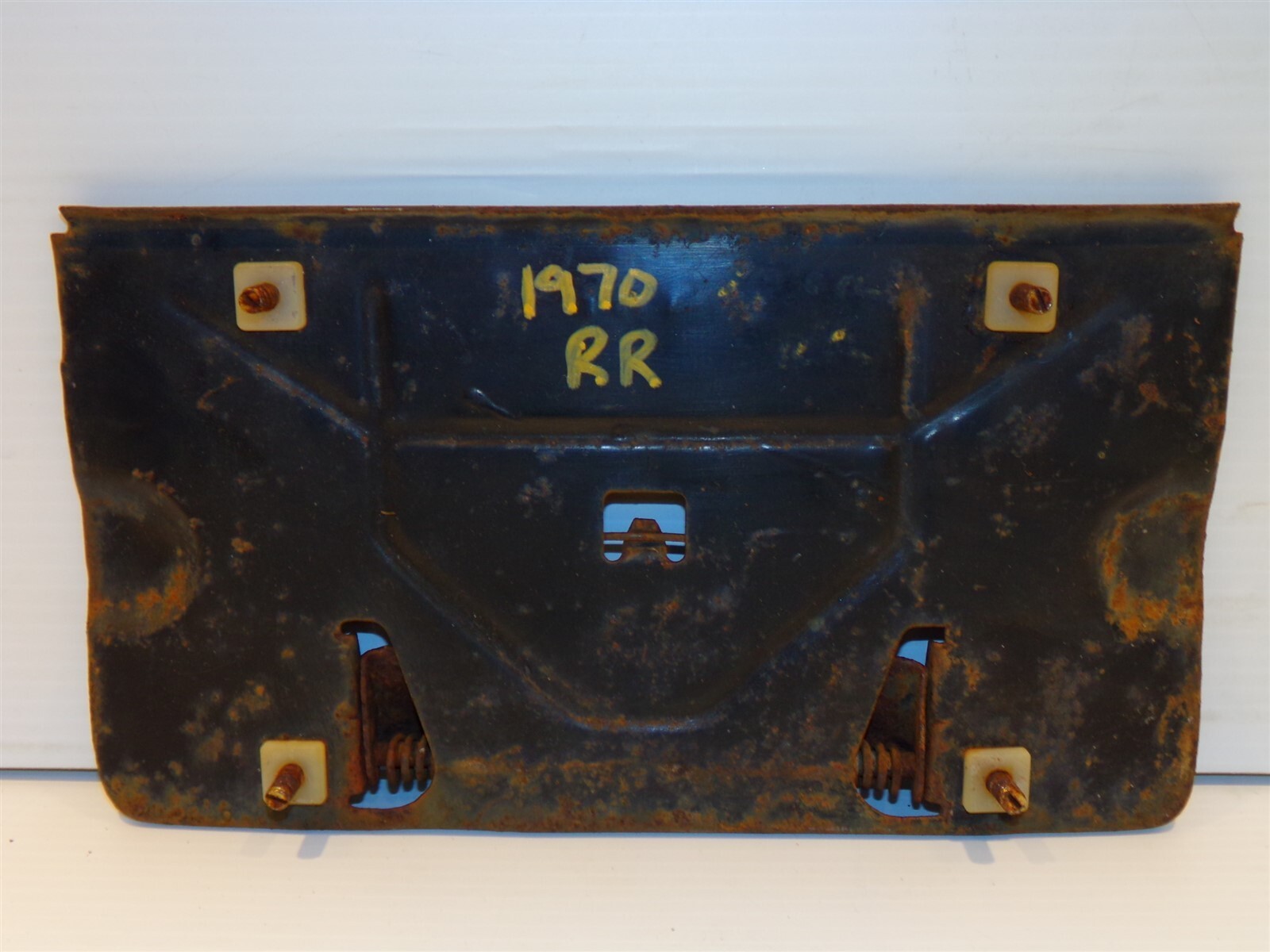 1970 Plymouth Road Runner Rear License Plate Holder Bracket OEM Satellit... - $76.48