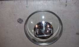 8RR94 Glass Saucepan Lid: 5-7/8&quot; Od, 5-3/8&quot; Id, 3-1/4&quot; Tall, Very Good Condition - £6.06 GBP