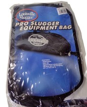 NEW Louisville Slugger Nylon Equipment Bag Black Metallic Silver 36 x 9.25 - $18.04