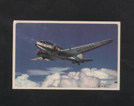 Vintage Postcard Airplanes American Airlines Flagship Aerial Linen - £5.47 GBP