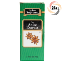 24x Packs Spice Supreme Pure Anise Flavor Extract | 2oz | Fast Shipping - £40.48 GBP