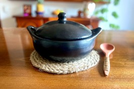 Clay Pot for Cooking  Earthen Crock Pot Cooking Pot 1.5 Liters Unglazed ... - £51.64 GBP