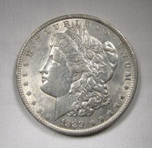 1889 Silver Morgan Dollar CH AU Coin AN522 - $48.51