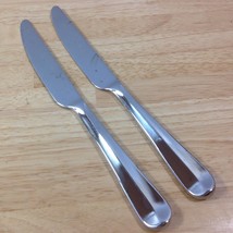 Dansk Alsace 2 Dinner Knives Center Ridge Modern Stainless Flatware PP C... - £6.14 GBP