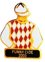 2003 - FUNNY CIDE - Kentucky Derby Jockey Silks Pin - £14.17 GBP