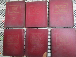 Vintage Little Leather Library Lot Of 9 Classic Literature Books Leather  Bound - £67.47 GBP