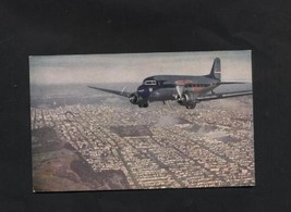 Vintage Postcard United Airline Plane Airplane Aerial Mainliner - £5.52 GBP