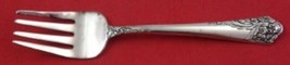 Ecstasy by Amston Sterling Silver Baby Fork 4 1/4&quot; Heirloom Infant Child&#39;s - £45.88 GBP