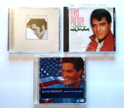 Elvis Presley Lot Of 3 CDs Christmas Gospel Holiday Classics Music America CD - £14.38 GBP