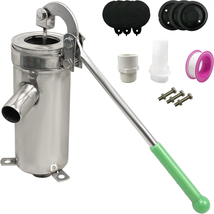 Stainless Steel Home Manual Water Jet Pump Domestic Well Hand Shake Suct... - £60.14 GBP