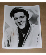 Elvis Presley Photo Black White Pose Vintage - $34.42 CAD