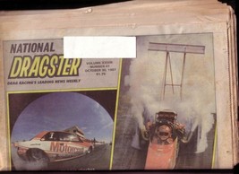 National DRAGSTER-NHRA-10/30/87-FALL NATIONALS-LAHAIE Vg - £24.62 GBP