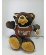 Vintage with Tag Heartline Hershey&#39;s Bear Plush  Chocolate Chums 1987 Ma... - £14.89 GBP