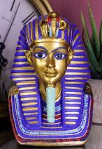 Ebros Golden Cobra and Vulture Mask of Pharaoh King TUT Bust Statue 4.75... - $33.62 CAD
